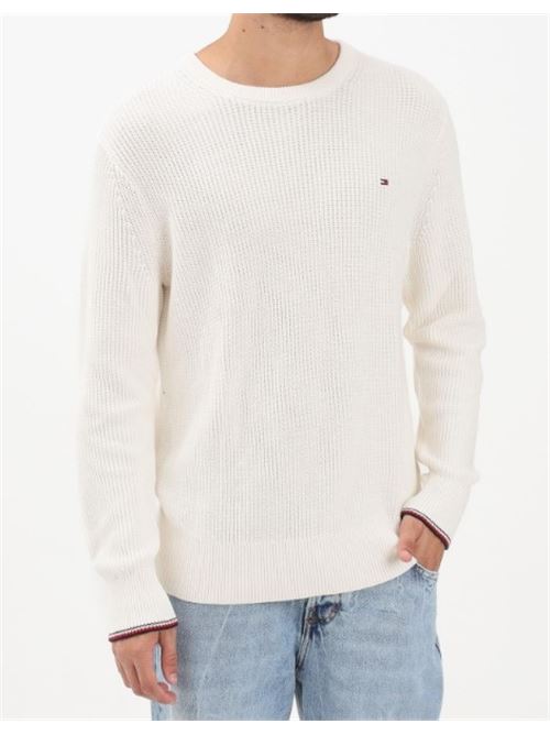 rwb rib crew neck Tommy Hilfiger | MW0MW41516Z00.Z00